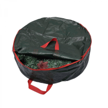 Christmas Double Wreath Storage Bag 30 Inch, Holds 2 Wreaths Up to 30", Durable 600D Oxford Fabric, Green 76x20cm