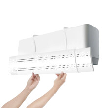AC Air Deflector Wall Mounted Adjustable Retractable Wind Cover For Home Living Room Bedroom Workplace RV