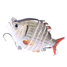 Swimming Lures Multi-Joint Swimbait With Hook Colorful Catfish Bait All Water Layers Model 5