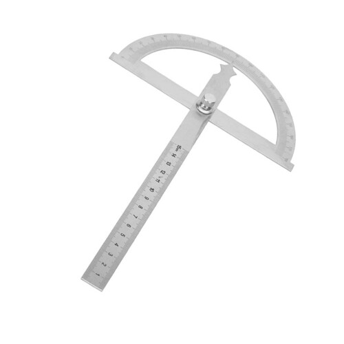 0-180 Edelstahl-Goniometer, 15 cm Winkelmesser, Messgerät