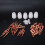 55pcs Plasma Cutter Extended Electrode Nozzle 5