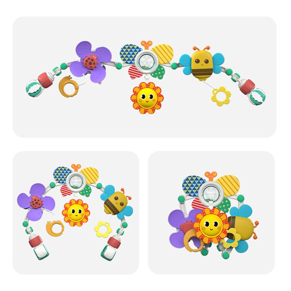 (A) Multi Use Travel Toy Hanger Visual Engagement Activity For Stroller And Seat Focus Development Mobile Ornament-image-OPC-PKHDQ7X-NEW