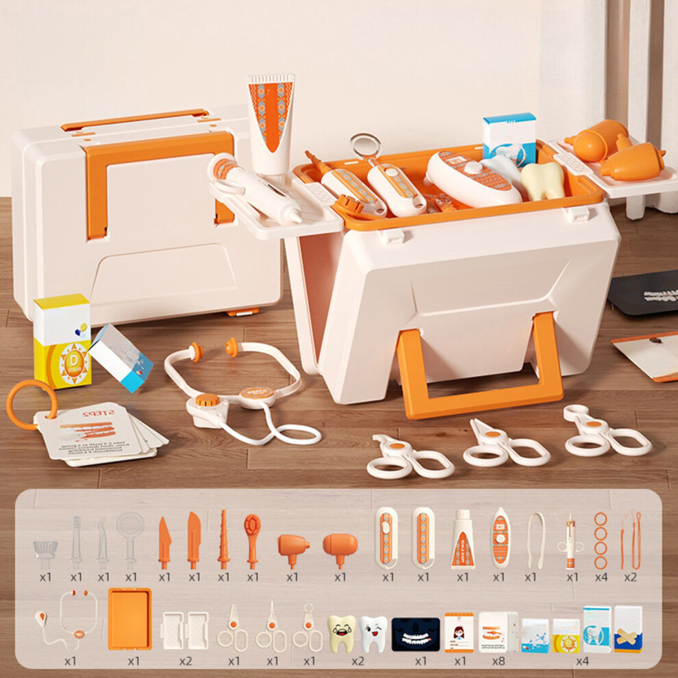 (A) Children's Little Toy Set Girls' Role Playing Courthouse Injection Boys' Toolbox-image-OPC-PKHDSFH-NEW