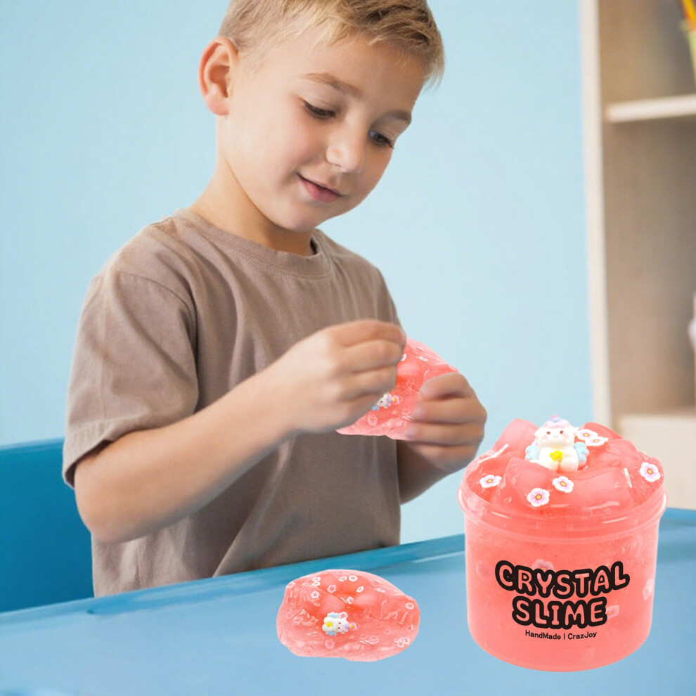 (Pink) 70ml Fruit Crystal Mud Colored Clays Toy DIY Noodles Mud Creatives Handmade Clays-image-OPC-PKHDTBB-NEW