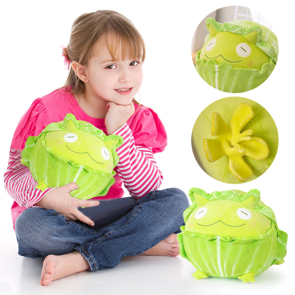 (Green) Vegetable Version Cabbage Doll Toy Doll For Boys And Girls Birthday Gifts-image-OPC-PKHDTS2-NEW