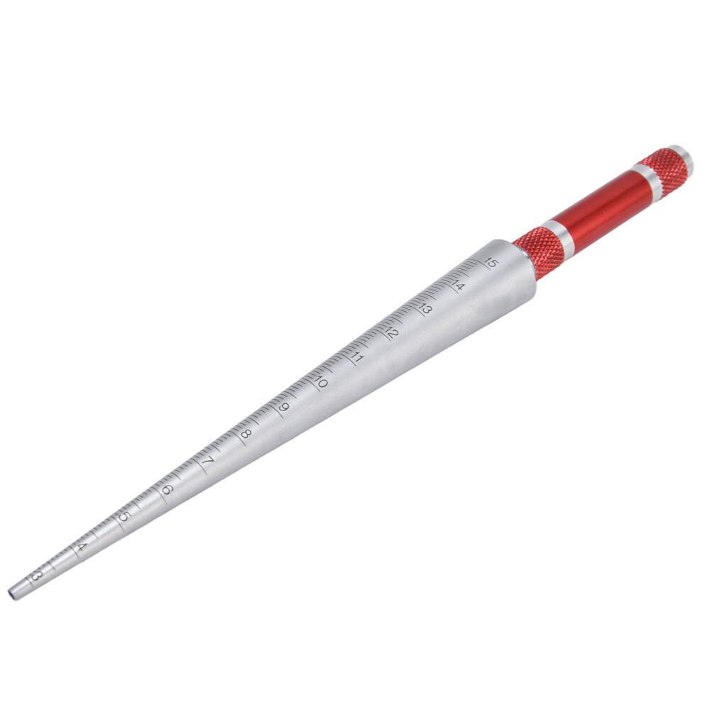 Aperture Gauge Stainless Steel 3-15Mm Id Ruler, 0.1Mm Accuracy, Scale Marks For Plastic Pipes And Thin-Walled Parts 9016109888211
