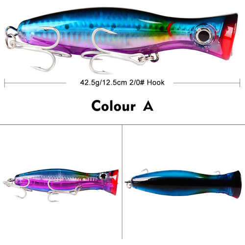 Artificial Hard Baits Crankbait 12.5 Cm Topwater Floating Wobblers Lures Model E For Trolling 1
