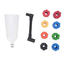 10Pcs Engine Oil Funnel Set Nylon Steel Spill