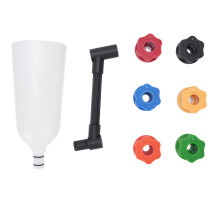 8Pcs Engine Oil Funnel Set Nylon Steel Anti