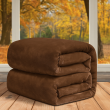 (Super King, Coffee) ThicK Warm Super Soft Large Blanket Faux Fur Fleece Bed ALL Size UK