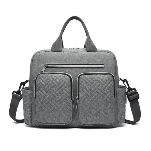 (Grey) KONO Durable and Functional Changing Tote Bag (4 Colours)