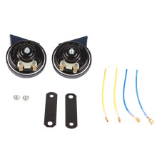 2pcs DC 12V 105dB Two Tone Motorcycle Car Snail