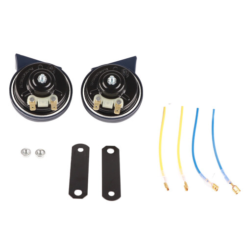 2pcs DC 12V 105dB Two Tone Motorcycle Car Snail