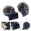 2pcs DC 12V 105dB Two Tone Motorcycle Car Snail 4