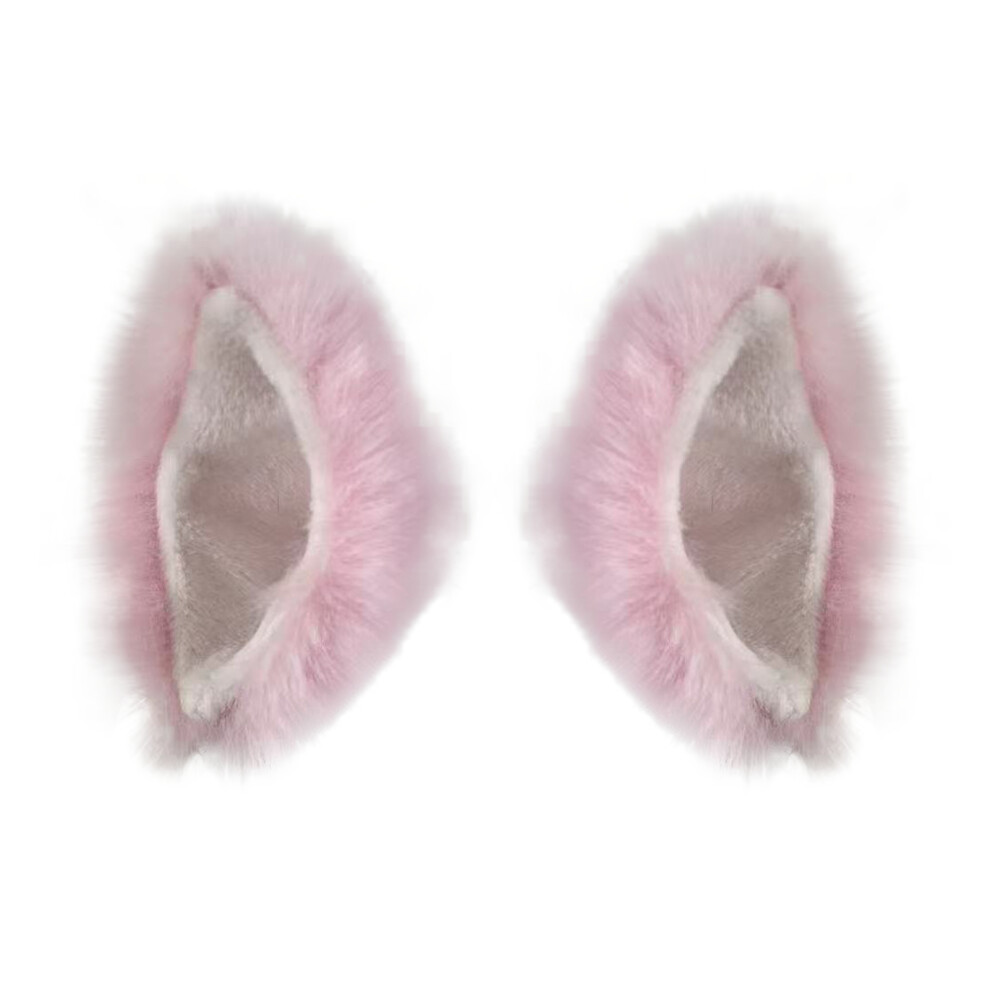 2Pcs Motorcycle Helmet Cat Ears, Cute Accessories Pink 8320539381800