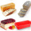 2pcs Silicone Loaf Pan Non-stick Silicone Baking Pan ,baking Pan,red 9