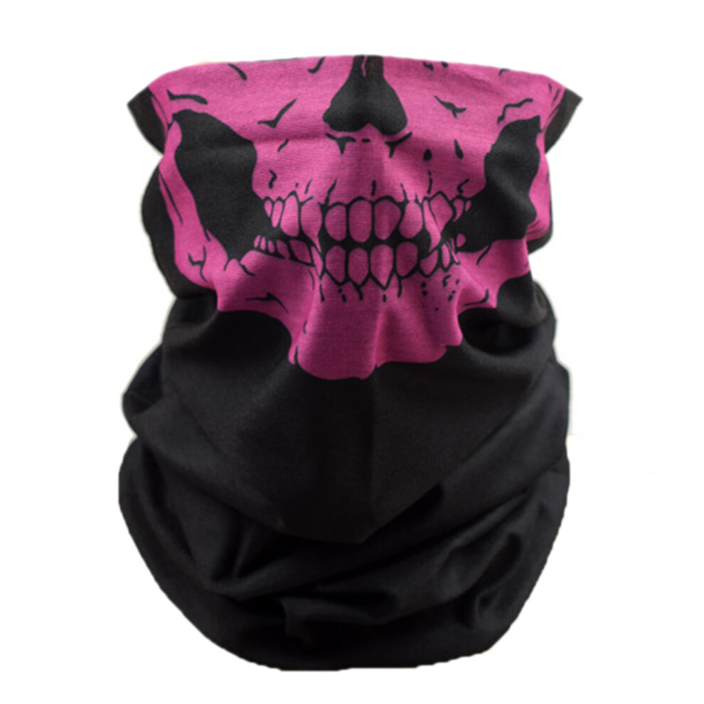 Sport Bandana Skull Printing Neck Gaiter Comfortable-325 Purple 7751000177683