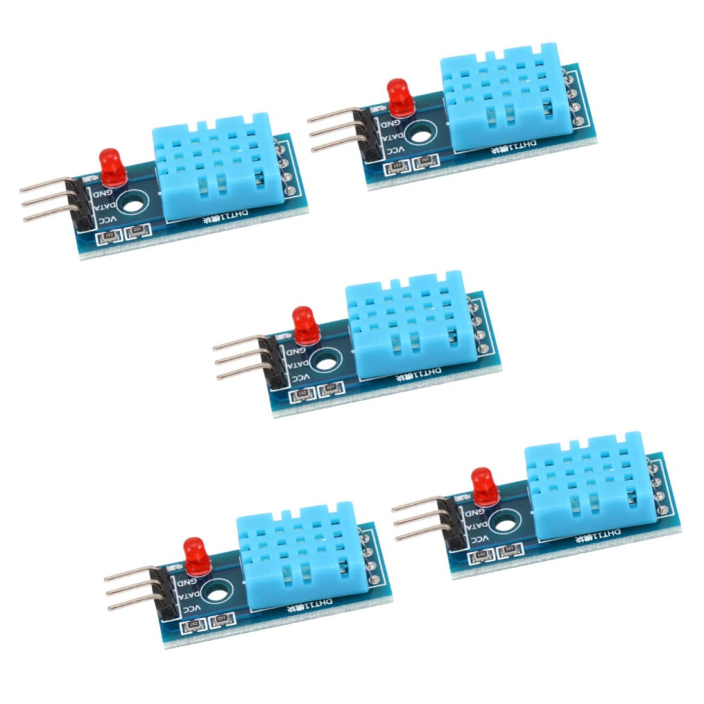Temperature And Humidity Module Sensor 5-Piece Kit For Easy Install, Compact Size, Plug-And-Play 9393856743117