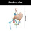 Cotton Grids Pattern Heart Shape Keychain Charm Handmade-1 3