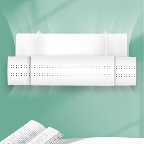 Window Air Conditioner Deflector, Adjustable, Wall-Mounted Retractable Wind Shield, Universal Fit for Home and RV 1