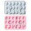 2pcs Easter Silicone Mold Rabbit Colored Egg Chocolate Cake Mold Baking Tools Manual Soap Mould 1