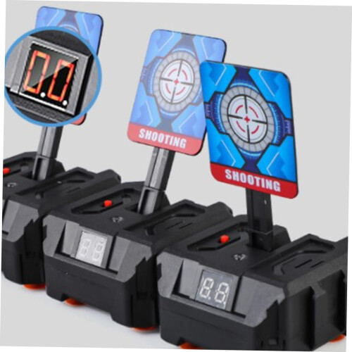 Target Practice Targets Electric Auto Reset Scoring Targets Plastic Set Of 3 1