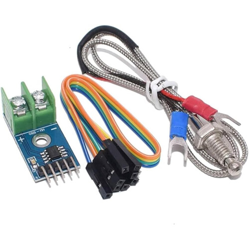 MAX6675 Module With K Type Thermocouple Sensor, High Accuracy Temperature Measurement, SPI Interface 1