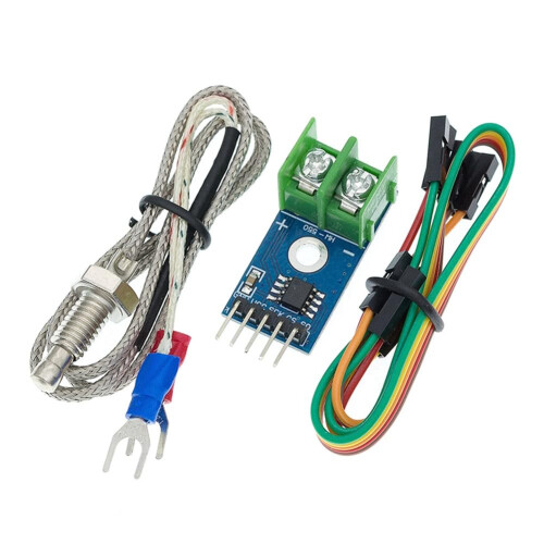 MAX6675 Module With K Type Thermocouple Sensor, High Accuracy Temperature Measurement, SPI Interface