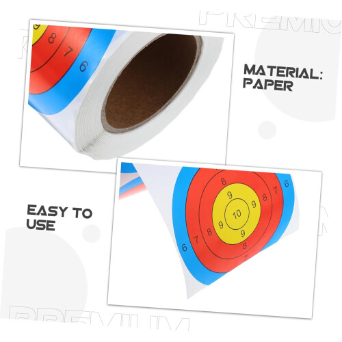 1 Roll Fluorescent Arrow Shooting Practice Stickers Adhesive For Archery Training Targets Enhanced Accuracy 1