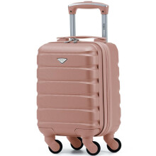 (Rose Gold, 40x20x25cm (Set of 2)) 40x20x25cm Ryan Air Free Small Carry On Specific Size Suitcase