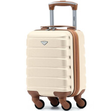 (Cream, 40x20x25cm (Set of 2)) 40x20x25cm Ryan Air Free Small Carry On Specific Size Suitcase