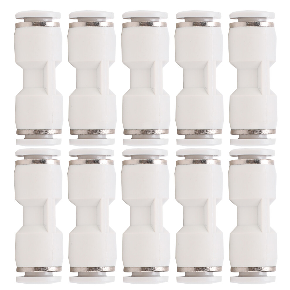 10Pcs Straight Push Connectors Air Hose Quick
