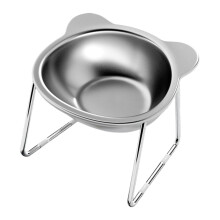 Raised Cat Bowl With Anti Vomiting Inclined 15 Degree Tilt For Cat Food And Water Dish