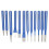 12Pcs Chisel Punch Kit Conical Cylindrical Flat 8