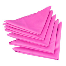 5PCS Rose Red Cotton Piano & Instrument Cleaning Cloth for Guitar Bass Violin