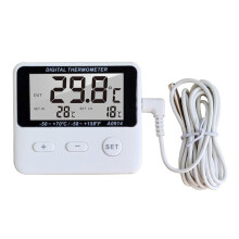 Mini LCD Digital Probe Sensor Thermometer Water Tank Swimming Pool Refrigerator Aquarium Thermometer