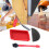 Multi-Purpose Glue Applicator Set Silicone Roller Brush, Spreader Tray Woodworking Crafts Nonstick Coating 4