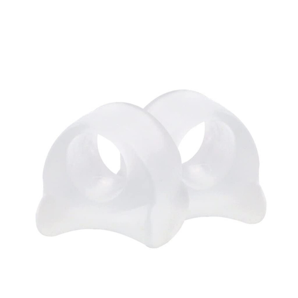 Silicone Toe Separator Gel Toe Ring Spreader Band For Hammer Toe Mallet Toe Bunion Pain Relief Overlapping Toes