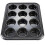 12 Cups Non-stick Muffin Tray, Cupcake Tin for Cupcakes, Pudding & Baking Tin 1