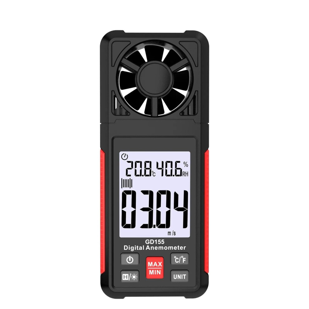 Digital Anemometer Gd155 Handheld Wind Speed Meter Temperature Measurement Wind Chill Backlit Lcd Display 9016109889843