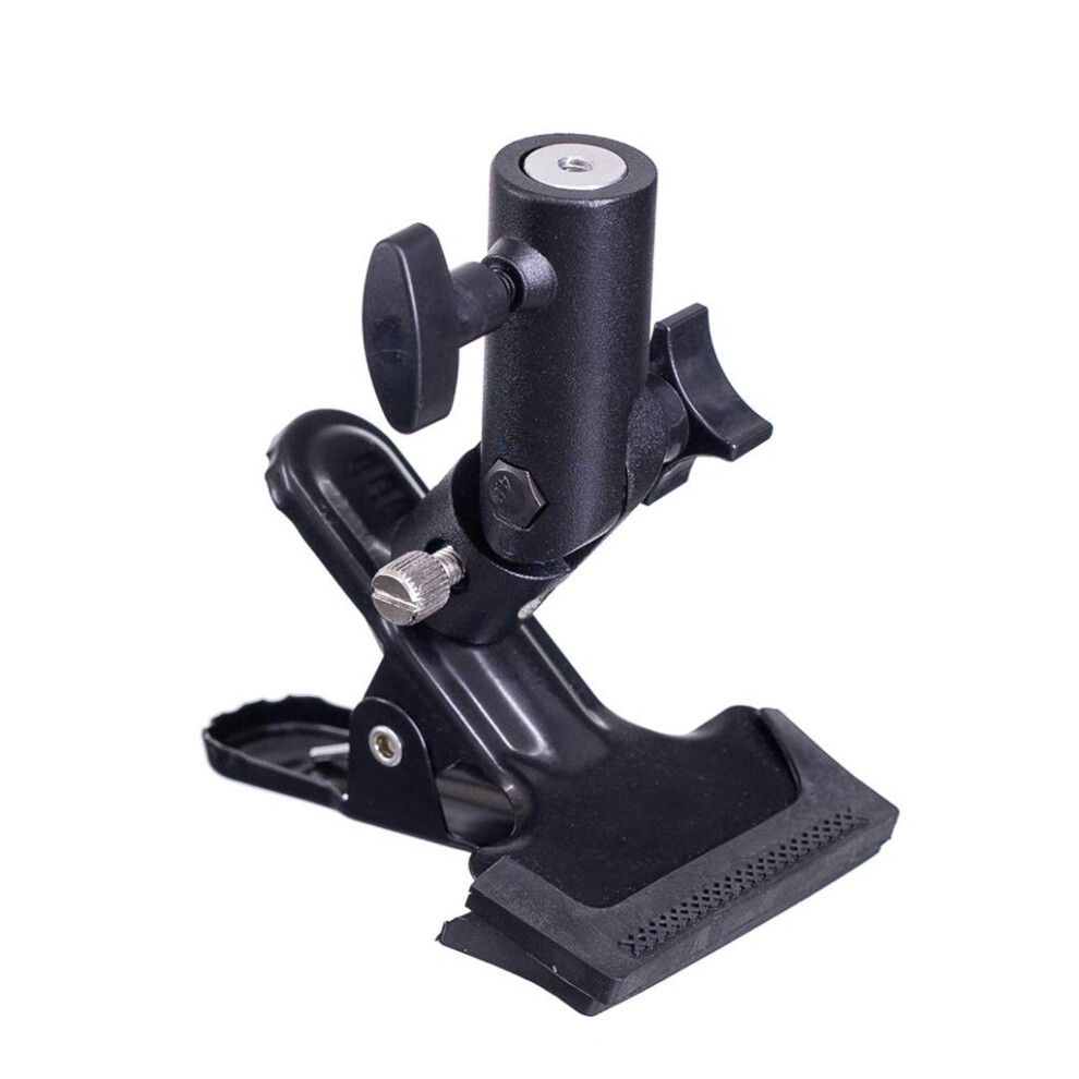 Reflector Clip E-Shape Clamp Stand Attachment For Photo Shop Reflector And Background Screw Mount Adapter Light 9393856744114