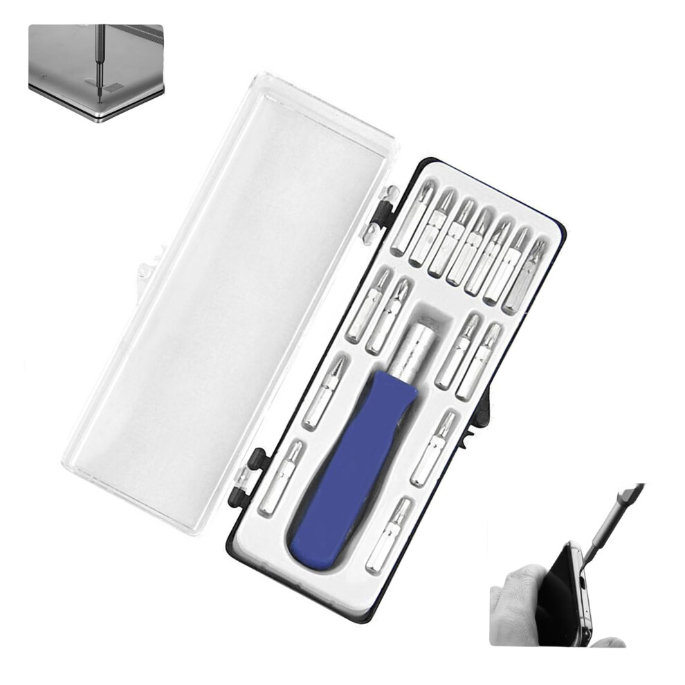 Precision Screwdriver Set 16-In-1 Magnetic Repair Detach Tool Kit With Storage Box For Phone Computer Game Console Eyeglass Watch 6447073695377