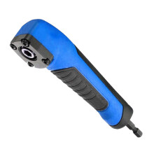 Heavy Duty 90 Degree Turning Screwdriver Joint Electric Drill Corner Attachment Extension Socket Drill Bit Adapter Blue