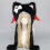 Furry Devil Ear Kitten Hat White Headwear for Women-White 7