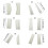 Pack Of 2 Sturdy Plastic Replacement Jaws-wire drawing pliers 2