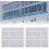 Air Conditioner Dust Screen Filter For Indoor Hanging Unit 28.2 x 26.5 cm Split System AC Compatible 3