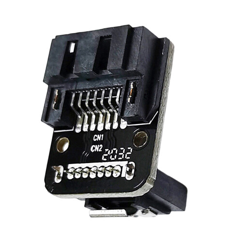 90 Degree Angled SATAs 6Gbps 7Pin Female to-Reverse direction
