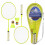 1 Pair Badminton Rackets with Balls 2 Player 8