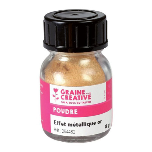 Graine Créative - Polvo efecto metálico Oro 2