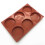 2pcs Large Discs 4 In Silicone Cake Mold Chocolate Dessert Baking Pan 4